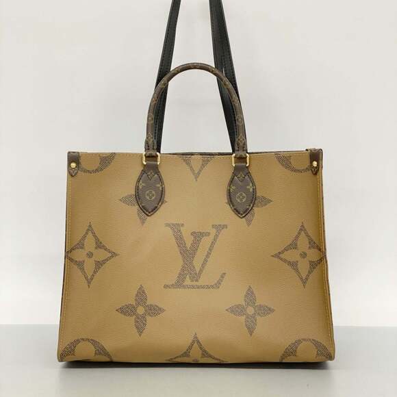 Louis Vuitton Monogram Giant Reverse On-the-Go Tote Bag M45039 Brown 2-Way fo... - Picture 11 of 11